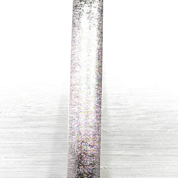 Vintage Monet Brushed Large Bangle Bracelet, Rhodium Plated, 1970s - Picture 2 of 10